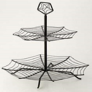 Soporte de pastel de diseño de araña de hierro fundido de la mejor calidad, nuevo soporte de pastel de boda de Metal antiguo de lujo con 2 niveles para la mejor venta - Product Image 1