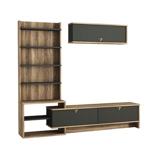 บอร์ดทีวีวอลนัทแอนทราสิทชิปบอร์ดดีไซน์ทันสมัยสุดหรู - Product Image 4