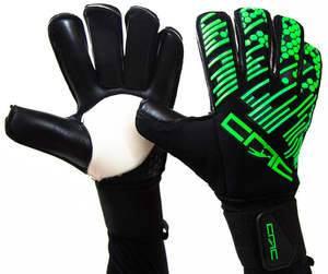 Gants de protection pour homme, accessoire de Football professionnel, de haute qualité, sport, en cuir noir et Latex, avec Logo, rouge, blanc, bleu, 2 pièces - Product Image 1