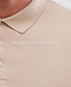 เสื้อโปโลลำลองสำหรับผู้ชายเสื้อโปโลแขนสั้นเสื้อโปโลผ้าฝ้าย100% สีพื้นทรงสลิมฟิต - Product Image 5