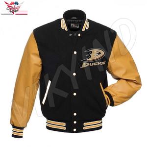 Chaqueta Letterman de alta calidad personalizada de chenilla bordada chaqueta de béisbol al por mayor chaqueta universitaria unisex - Product Image 3