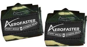 Muñequeras de camuflaje Rosa Accesorio de fitness de apoyo para levantamiento de pesas - Product Image 2