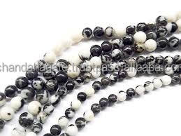 High quality Stone <b>Beads</b> zebra jasper <b>Bead</b> Stone Jewelry Loose Smooth Gemstone Healing <b>Crystal</b> Necklace <b>Crystal</b> Wholesaler - Product Image 2