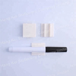 Clip de carpeta de plástico PP no tóxico autoadhesivo para rotuladores de pizarra blanca - Product Image 4