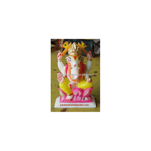 Estatua de Ganpati Jee de mármol italiano - Product Image 1