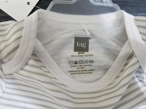 Mameluco de marca original para bebé hecho en fábrica en Bangladesh Material de algodón para niños de todas las edades Lote de existencias/Cancelación de envío/Excedente - Product Image 6