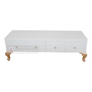 Meuble TV classique, meuble blanc - Product Image 1