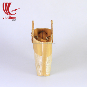 Bamboo Weaving <b>Handbags</b> for Women Wholesale/Bamboo <b>Straw</b> Bag for Sale - Product Image 3
