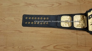 Ceinture de championnat de lutte intercontinentale de 4 mm avec logo rouge - Product Image 3