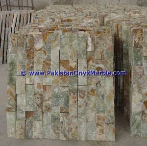 Trắng Onyx Chia Mặt Khảm Gạch Biên Giới, Dòng, Hoa Văn, Huy Chương, Hoa, Mặt 3D - Product Image 1