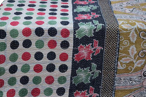Cotton <b>Vintage</b> Quality <b>Vintage</b> Kantha <b>Quilt</b> Wholesale <b>Vintage</b> Kantha <b>Quilts</b> Indian Reversible Handmade Kantha <b>Quilts</b> - Product Image 2