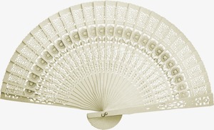 Abanico manual de papel con diseño personalizado impreso - Product Image 5