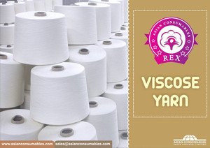 Hot Selling NE 24/1 Raw White High Quality <b>Ringspun</b> Viscose Yarn Best Cost for Indian Knitting Weaving 100% Viscose Sewing - Product Image 5