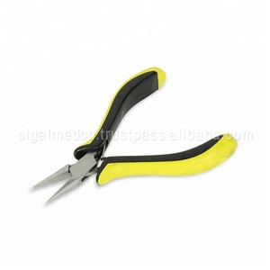 Professional Heavy-Duty Stainless Steel Chain <b>Nose</b> Pliers Blue Molded Grip Dull Finish Classic Beading Jewelers Tools Jewelry - Product Image 4