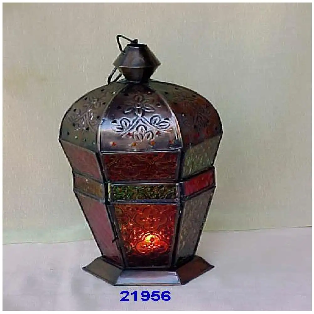 Most Popular Rust Antique Metal & Glass Hanging Lanterns