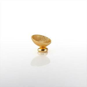 Vajilla de diseño moderno, cuenco para servir frutas secas, cuenco para servir de calidad superior, Material metálico, pulido en oro, a la venta - Product Image 1