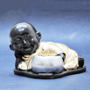 Estatua de Buda de poliresina para decoración del hogar, monje bebé - Product Image 5