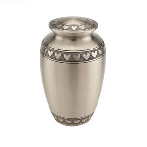 Urne funéraire métallique et bande de souvenirs découpant l'urne commémorative funéraire de taille standard de souvenir de conception pour des services funéraires - Product Image 1