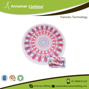 Custom Print Round Beach Mat Mandala Tapestry At Factory Price - Product Image 4