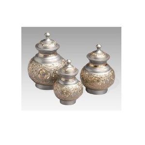 โกศใส่เถ้ากระดูกสำหรับผู้ใหญ่ทันสมัยอะลูมิเนียมและทองเหลืองหลายสีดีไซน์สไตล์อเมริกันที่เป็นเอกลักษณ์สำหรับขี้เถ้าศพของมนุษย์ - Product Image 2