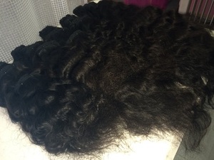 Extensiones de cabello Remy virgen brasileño alineado con cutícula Hamson tejido ondulado rizado con cabello humano de alta calidad - Product Image 6