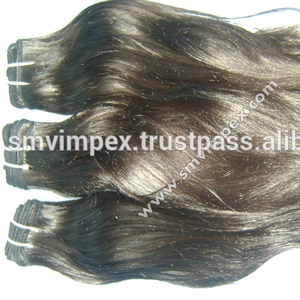 Tissage naturel de cheveux humains remy. Extension de cheveux humains Temple d'Inde. extension de cheveux sans perte - Product Image 2