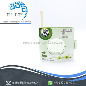 ก้านกกกระจายกลิ่นเป็นมิตรต่อสิ่งแวดล้อมพร้อมกลิ่นหอมและแท่งไม้ไผ่ - Product Image 1