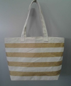 Elegante bolsa de lona duradera para almacenamiento en la playa para mujer con compartimento para joyas de alta capacidad - Product Image 2