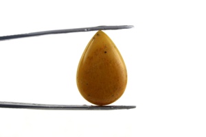 4 pièces de qualité AAA naturel jaune Aventurine Cabochons à dos plat pierre précieuse lisse en forme ovale et poire pour la fabrication de bijoux - Product Image 2