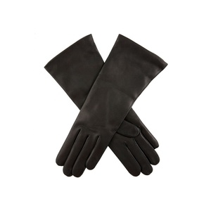Guantes de cuero de piel de cordero con forro de Cachemira para mujer Guantes de conducción clásicos Accesorio elegante y de moda para un estilo sofisticado - Product Image 1