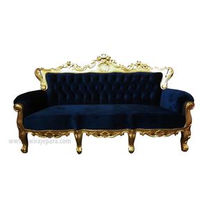 Romawi-Conjunto Clásico de 3 plazas para sala de estar, mueble de reproducción antigua de caoba, indonesia - Product Image 1