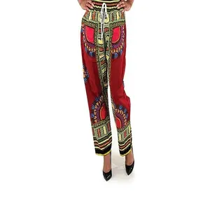 Baumwolle African Dashiki Aladdin Yoga Unisex Harem Baumwolle Unterhose Hot Sale New Fashion Wachs Kleid Muster Design Kleider