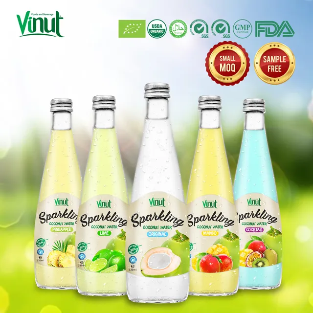 250Ml Nice Pp Bottle Coconut Milk Drink-Vietnam Manufacturer-Oem Coconut