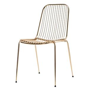 Chaise industrielle moderne avec siège confortable et élégant en cuir et fer - Product Image 4