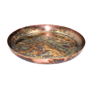 Assiettes de décoration en fer antique en cuivre les plus vendues en usine pour la vaisselle de service - Product Image 1