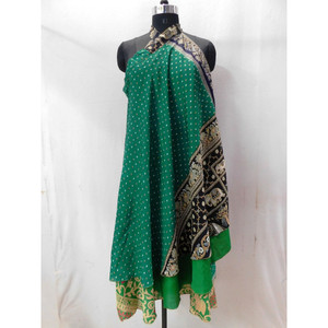 Longue jupe en soie style bohème pour femme, vêtements d'été décontractés, grandes tailles - Product Image 3