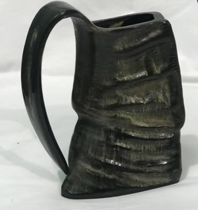 Newly Released Jade <b>Black</b> Buffalo Drinking Horn <b>Mug</b> Fashionable Luxury Crafts Coffee Beer for <b>Mugs</b> for Parties Bulk Supply - Product Image 1