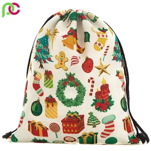 Sac cadeau en coton de haute qualité pour toile de sublimation de noël prix compétitif en gros - Product Image 6