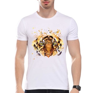 T-shirt respirant en tricot surdimensionné pour hommes, décontracté, logo OEM personnalisé, vente en gros, promotionnel, manches courtes, imprimé sur le devant - Product Image 6