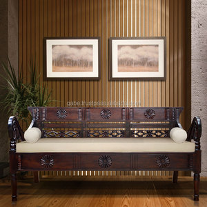 Stylish Solid <b>Wood</b> Guigama <b>Bench</b> for <b>Outdoor</b> Patio Use - Product Image 1