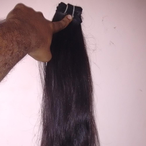 Extensiones de cabello virgen Remy 100% del vendedor del templo indio, cabello humano natural suelto de estilo de onda profunda natural crudo de la India - Product Image 2