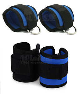 Premium Neoprene Cable <b>Machines</b> Double D-Ring Adjustable Cuffs Enhancing <b>Legs</b> for Sports & Entertainment - Product Image 1