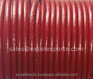 Cordones de cuero natural Correas de cuero Premium 100% Cuero curtido vegetal genuino de India Excel Exports - Product Image 5