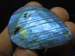 หินอัญมณีเจียระไนแบบเหลี่ยมเพชรพลอยสีฟ้าไฟแลบราโดไรต์อัญมณีเหลี่ยมเพชรพลอยหลวมสำหรับทำเครื่องประดับทำให้ผลการเปลี่ยนสีของแสง - Product Image 5