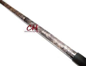 Bastón de madera antiguo hecho a mano con mango en relieve de cuero marrón, regalo novedoso para el día de hoy, para el día de la semana - Product Image 2