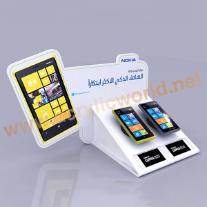 ที่กําหนดเองร้าน OEM Perspex ที่วางจอแสดงผลขาตั้งโทรศัพท์มือถืออะคริลิ - Product Image 5