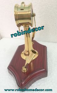 Decoración de mesa antigua estilo náutico soporte de pluma telégrafo ancla de barco coleccionable Motor de latón técnica de Metal pulido - Product Image 5