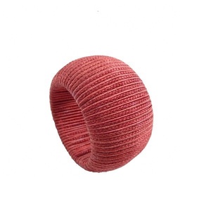 Anillo de Servilleta Redondo de Lana de Color Rojo Metálico, de Aspecto Fascinante, para Decoración de Mesa, Accesorio para Fiestas a Bajo Precio - Product Image 6