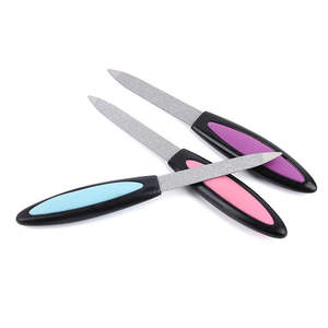 Gran oferta de lima de uñas de acero inoxidable, herramienta de manicura y pedicura, recortador de cutículas, herramienta de pulido de tenedor para el cuidado de las uñas - Product Image 2