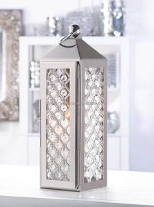 Crystal Beads Candle Lantern